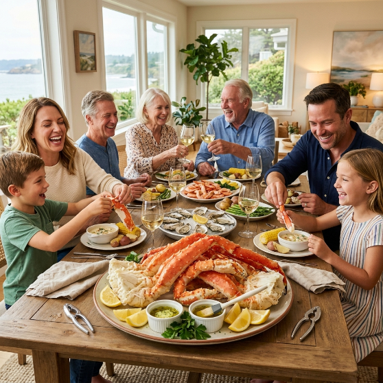 🦀 Luxury Alaskan King Crab Legs – Huge, Meaty & Delicious